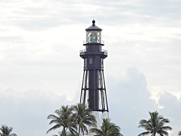 istock Florida Lighthouse surrounded by palm trees daytime 1297051885