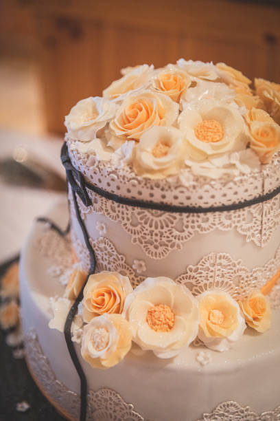 istock A married couple and their wedding party 1297053104