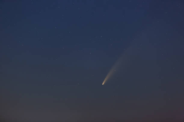 istock Comet C / 2020 F3 (NEOWISE) in the night starry sky. 1297061823