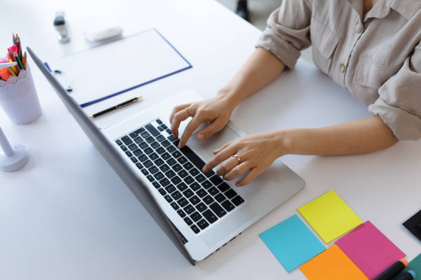 istock Asian businesswoman working in creative office 1297063968