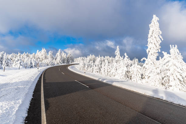 istock Snowy winter landscape scenery in the Black Forest 1297067518