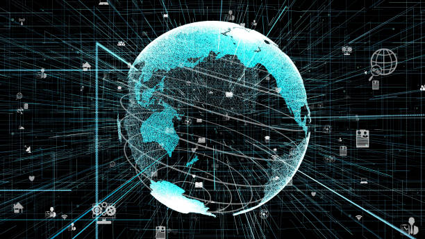 istock Global online internet network and internet of things IOT concept 1297068881