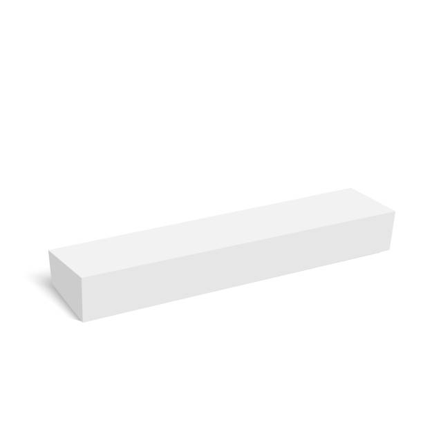 흰색 긴 종이 또는 골판지 상자 패키지. 벡터 - cardboard box white background paper closed stock illustrations