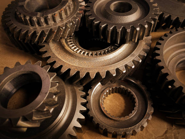 istock Steel cog gears 1297075952