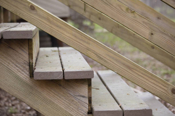 Wooden Steps stock photo
