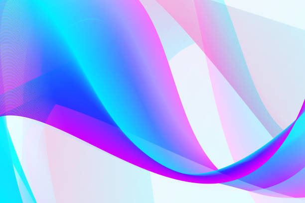 istock Modern colorful flow background. Wave shape in blue and magenta color design for your project. 1297080538