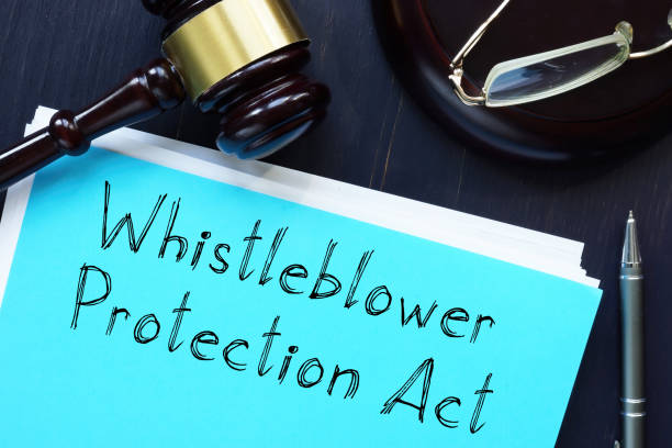 istock Whistleblower protection act is shown on the conceptual photo using the text 1297082347