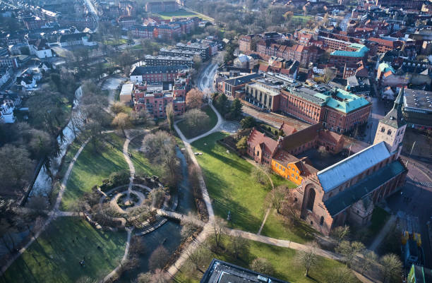 istock Public park in Odense City 1297083091