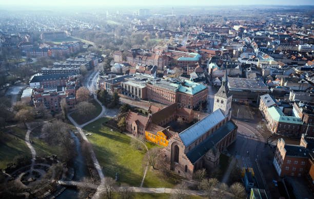istock Public park in Odense City 1297083101