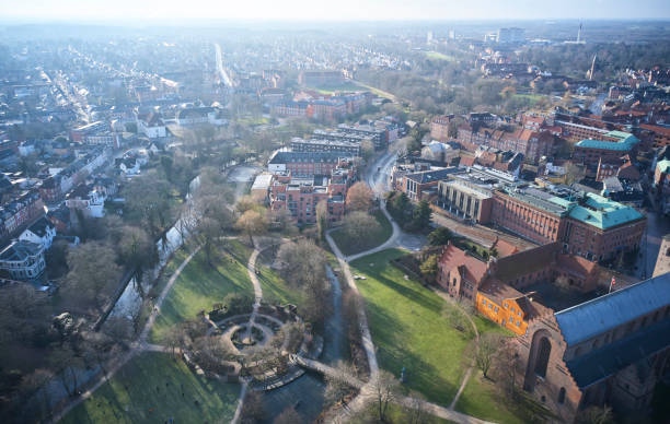 istock Public park in Odense City 1297083156