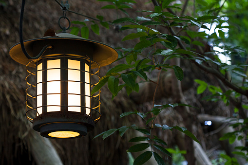 Illuminated lantern.