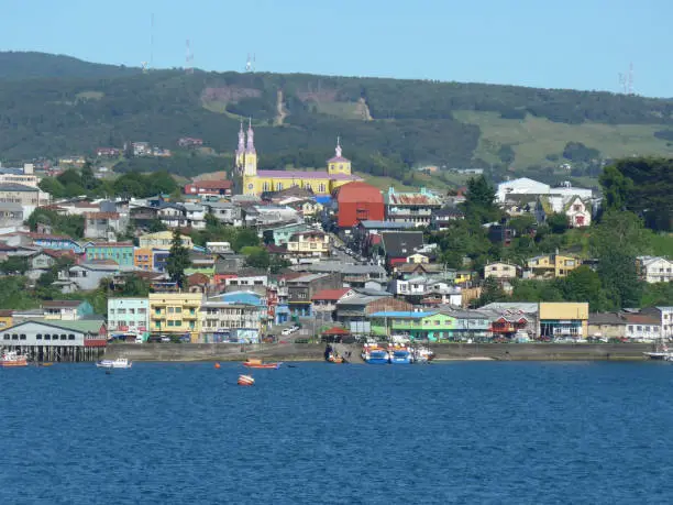 Castro is a city on Chiloe Island in Chile's Lake District