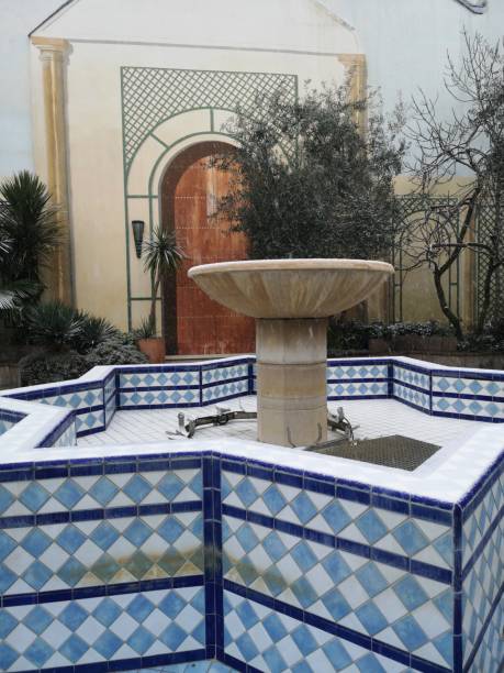 istock A fountain in a garden 1297098603