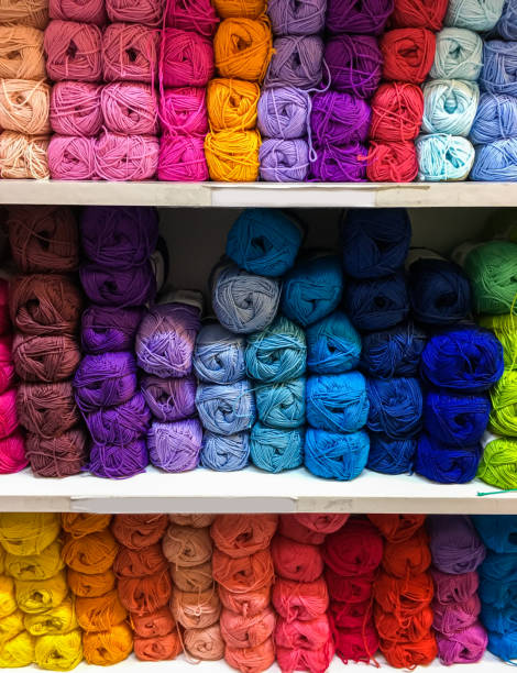 istock Balls of wool yarn for knitting 1297099762
