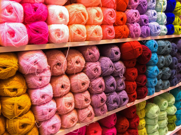 istock Balls of wool yarn for knitting 1297099782