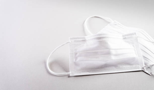 istock Protective face mask or medical mask. Medical protective shielding bandage. Protect Coronavirus and pm 2.5 mask. 1297117275