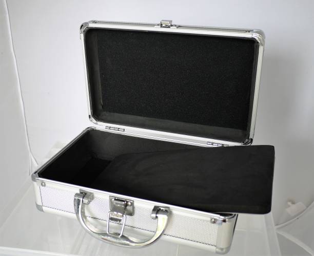 istock stainless steel protective travel case for important items and documents 1297118085