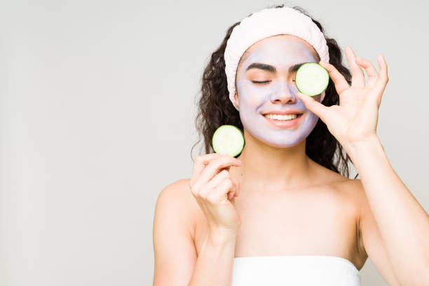 istock Good-looking woman getting a spa treatment 1297125454