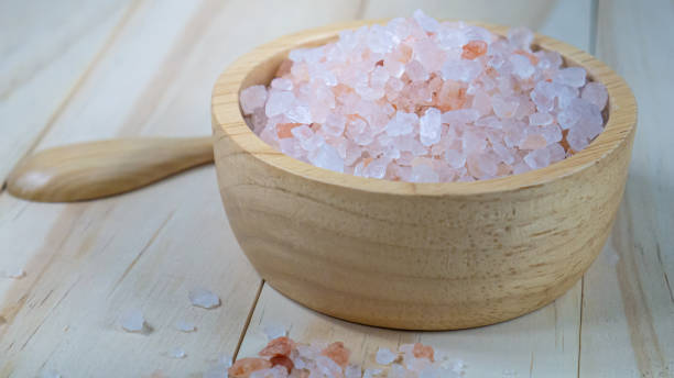 istock The Himalayan Salt close up image for food content. 1297136353