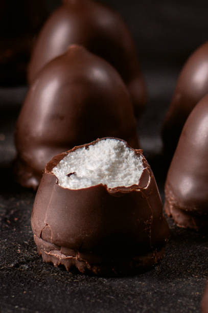 istock Chocolate souffle sweets or bird's milk 1297142064