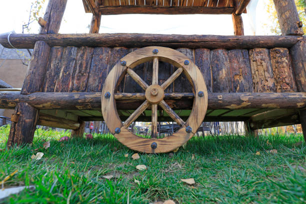 Wooden wheels in ancient China
