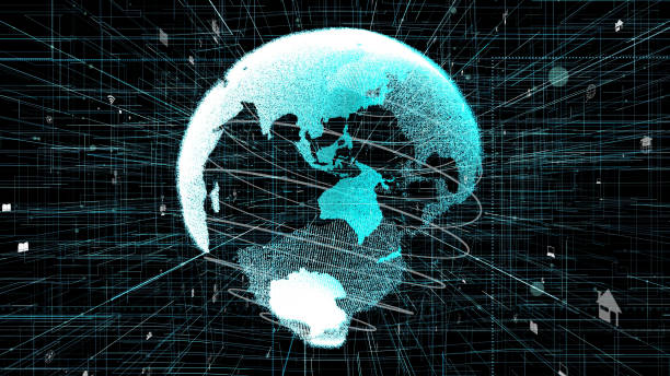 istock Global online internet network and internet of things IOT concept 1297143814