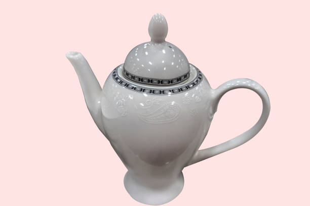 istock Stock Foto Kettle close up, isolate 1297148916