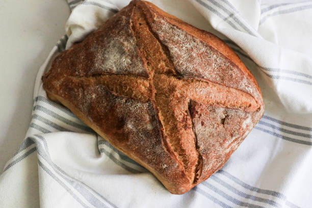 istock Home Made European Bread, Ryne Sour Dough 1297150672