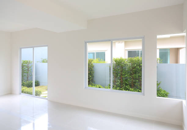 istock Empty living room interior of new house 1297154577