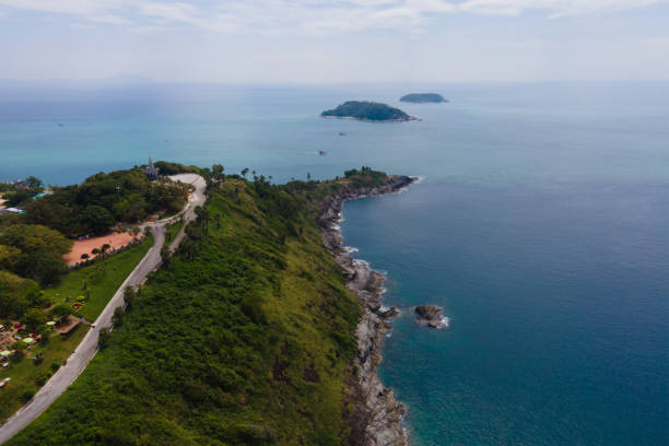 istock Aerial view landscape ocean sea 1297159408