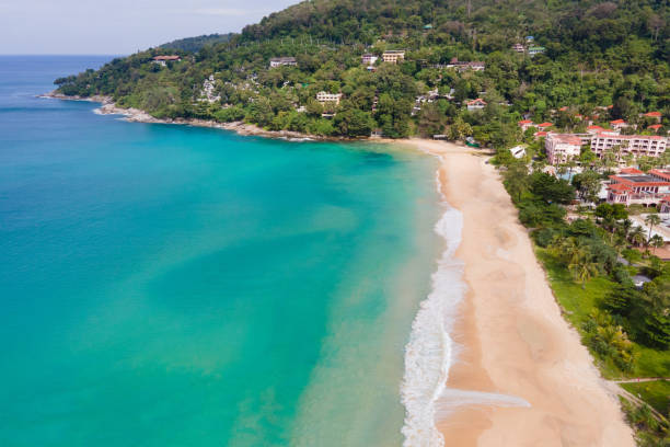 istock Aerial view beach sea 1297159698