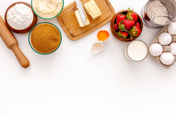 istock Celebratory strawberry cake with shortcrust pastry for valentine's day 1297168781