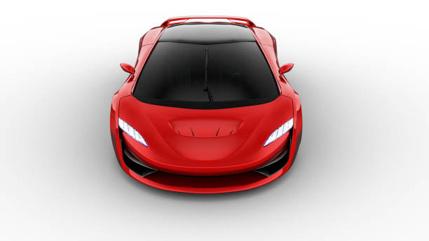 istock red sportscar front view isolated on white 1297171878
