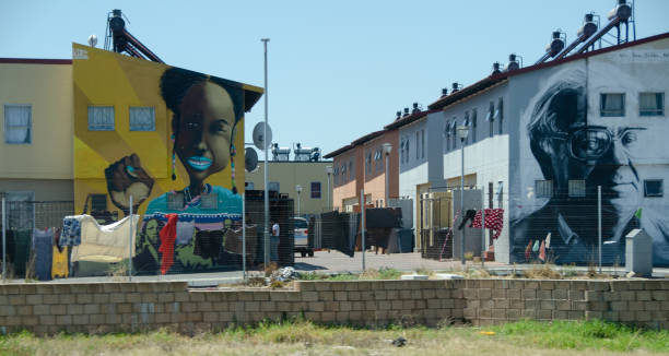 18.01.2021 Joe Slovo painted on a building he was a South African politician, and an opponent of the apartheid system.