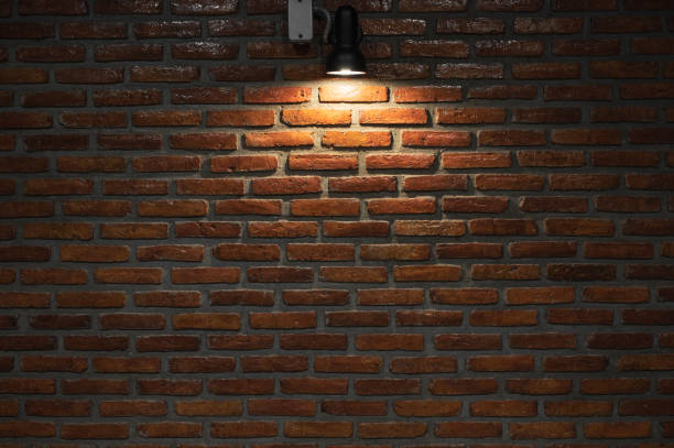 istock copy space brick wall with light of lamp 1297178715