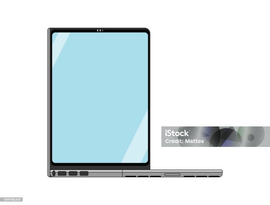 Normal Pc Front Flat Design Pc Illustration In Orthonormal View For Ux And Ui Three ...