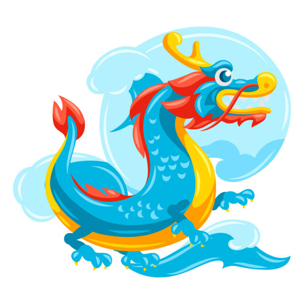 248 Cartoon Of A Traditional Dragon Tattoos Illustrations & Clip Art -  iStock