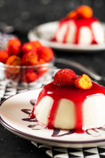 istock Panna Cotta With Berries 1297187203