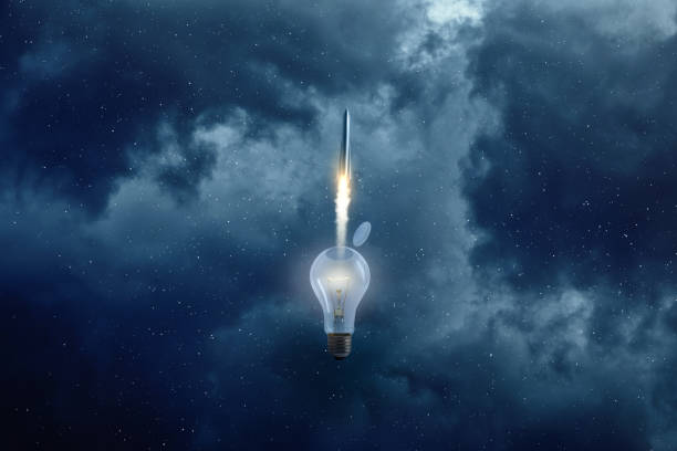 istock Concept of starting ideas and promoting them. 1297187713