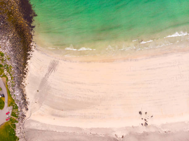 istock Sea shore, white sand and turquoise water. 1297188080