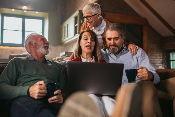 istock Coming together for some online time 1297188234
