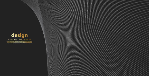 istock Striped texture, Abstract warped Diagonal Striped Background, wave lines texture. Brand new style for your business design, vector template for your ideas 1297196426