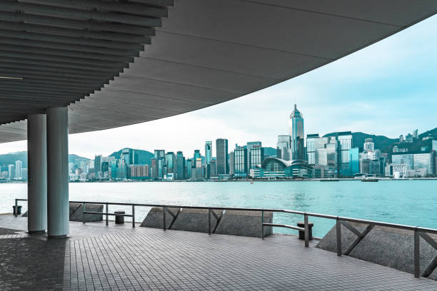 istock Parking lot in Hong Kong 1297207379