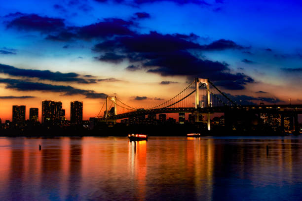 istock Sunset over the bay Tokyo 1297219453