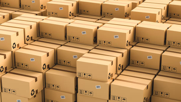 istock Cardboard boxes, logistics and delivery concept 1297225697