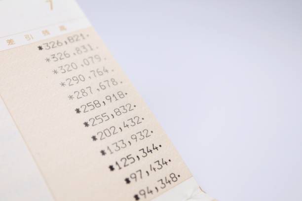 istock The passbook balance that gradually decreases 1297226146