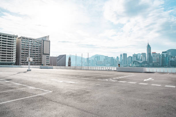 istock Parking lot in Hong Kong 1297231656