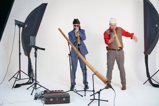 istock Two Men Trumpeters Are Playing Folk Mari Music 1297233286