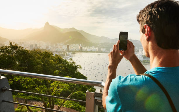 istock Young traveler on vacation taking a photos 1297238803