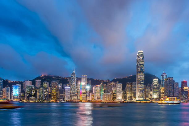 istock Hong Kong, China Cityscape on the Harbor 1297240599